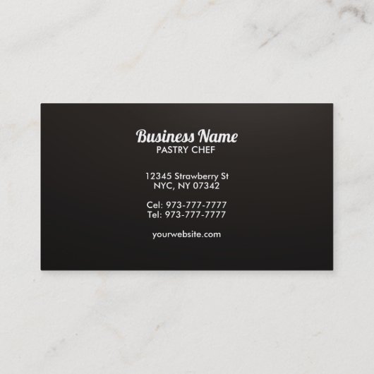  Pizza visitekaartjes (Achterkant)