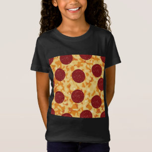 Pizza Vlees Pepperoni Liefhebber Halloween Kostuum T-shirt