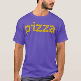 Pizza Voedsel Typografie T-shirt