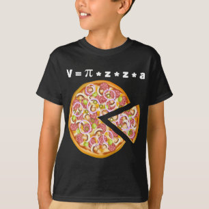 Pizza Volume-vergelijking Wiskunde Lover T-shirt