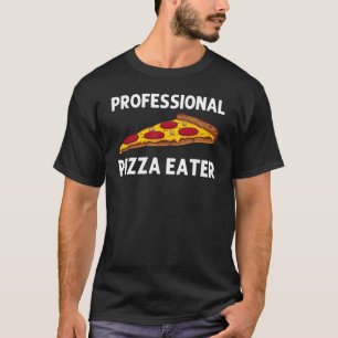 Pizza voor mannen Italiaans voedsel pizza pepperon T-shirt