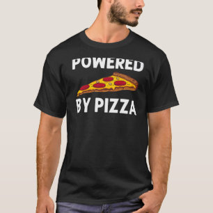 Pizza voor mannen Italiaans voedsel pizza pepperon T-shirt