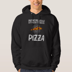 Pizza voor mannen Kinder Italiaans Pizza Slice Hoodie