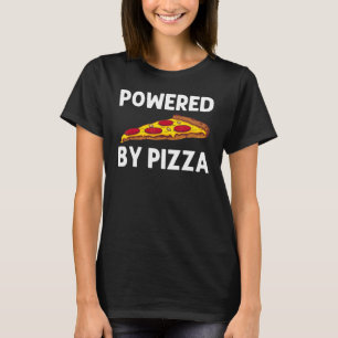 Pizza voor mannen vrouwen Italiaans eten pizza pep T-shirt