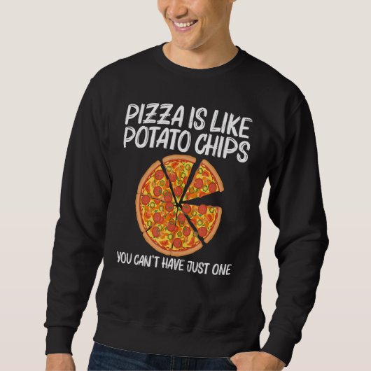 Pizza Voor Mannen Vrouwen Italiaanse Pizza Slice F Trui (Voorkant)