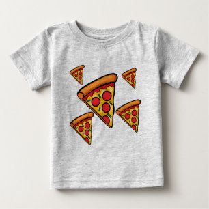 Pizza Vrijdag Design - Baby Fine Jersey T-Shirt