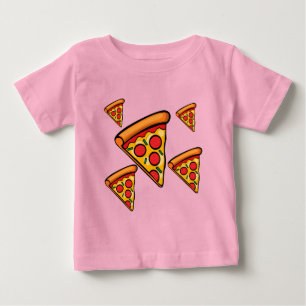 Pizza Vrijdag Design - Baby Fine Jersey T-Shirt