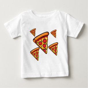 Pizza Vrijdag Design - Baby Fine Jersey T-Shirt