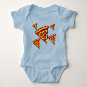 Pizza Vrijdag Design - Baby Jersey Bodysuit (Voorkant)