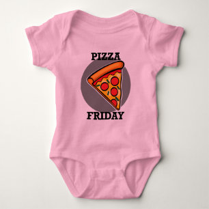 Pizza Vrijdag Design - Baby Jersey Bodysuit