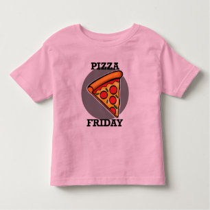 Pizza Vrijdag Design - Toddler Fine Jersey T-Shirt