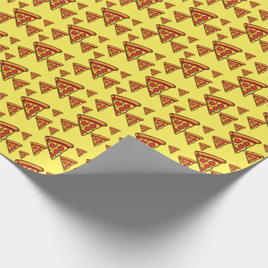 Pizza-vrijdagontwerp - Matte Wrapping Paper Cadeaupapier (Hoek)