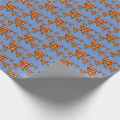 Pizza-vrijdagontwerp - Matte Wrapping Paper Cadeaupapier (Hoek)