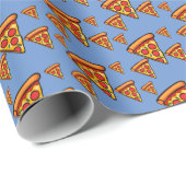Pizza-vrijdagontwerp - Matte Wrapping Paper Cadeaupapier (Rol Hoek)