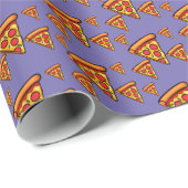 Pizza-vrijdagontwerp - Matte Wrapping Paper Cadeaupapier (Rol Hoek)