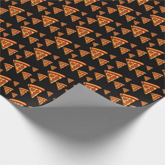Pizza-vrijdagontwerp - Matte Wrapping Paper Cadeaupapier (Hoek)