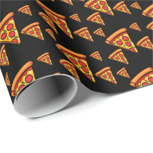 Pizza-vrijdagontwerp - Matte Wrapping Paper Cadeaupapier