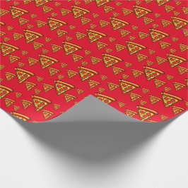 Pizza-vrijdagontwerp - Matte Wrapping Paper Cadeaupapier