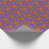 Pizza-vrijdagontwerp - Matte Wrapping Paper Cadeaupapier (Hoek)