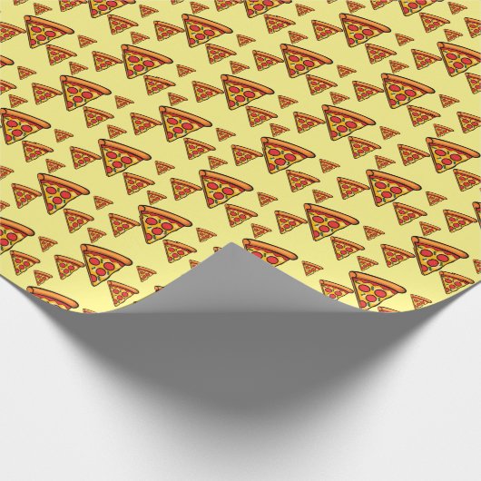 Pizza-vrijdagontwerp - Matte Wrapping Paper Cadeaupapier (Hoek)