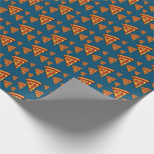 Pizza-vrijdagontwerp - Matte Wrapping Paper Cadeaupapier (Hoek)