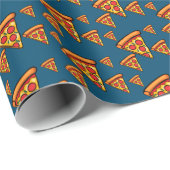 Pizza-vrijdagontwerp - Matte Wrapping Paper Cadeaupapier (Rol Hoek)