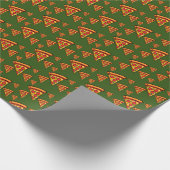 Pizza-vrijdagontwerp - Matte Wrapping Paper Cadeaupapier (Hoek)