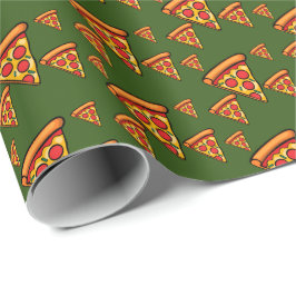 Pizza-vrijdagontwerp - Matte Wrapping Paper Cadeaupapier