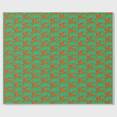 Pizza-vrijdagontwerp - Matte Wrapping Paper Cadeaupapier (Vlak)