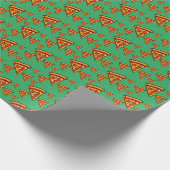 Pizza-vrijdagontwerp - Matte Wrapping Paper Cadeaupapier (Hoek)
