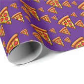 Pizza-vrijdagontwerp - Matte Wrapping Paper Cadeaupapier (Rol Hoek)