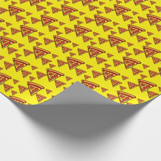 Pizza-vrijdagontwerp - Matte Wrapping Paper Cadeaupapier (Hoek)
