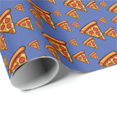 Pizza-vrijdagontwerp - Matte Wrapping Paper Cadeaupapier (Rol Hoek)