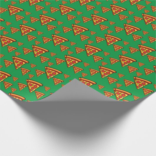 Pizza-vrijdagontwerp - Matte Wrapping Paper Cadeaupapier (Hoek)