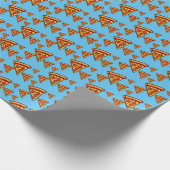 Pizza-vrijdagontwerp - Matte Wrapping Paper Cadeaupapier (Hoek)