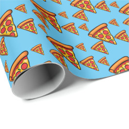 Pizza-vrijdagontwerp - Matte Wrapping Paper Cadeaupapier