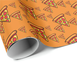 Pizza-vrijdagontwerp - Matte Wrapping Paper Cadeaupapier