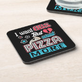 Pizza vs ABS - Bulking Dieet - Grappige Carbs Nieu Bier Onderzetter (Linkerzijde)