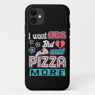 Pizza vs ABS - Bulking Dieet - Grappige Carbs Nieu Case-Mate iPhone Case