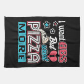 Pizza vs ABS - Bulking Dieet - Grappige Carbs Nieu Theedoek (Horizontaal)