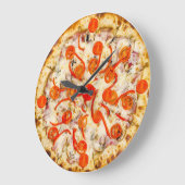 Pizza Wall Clock Grote Klok (Hoek)