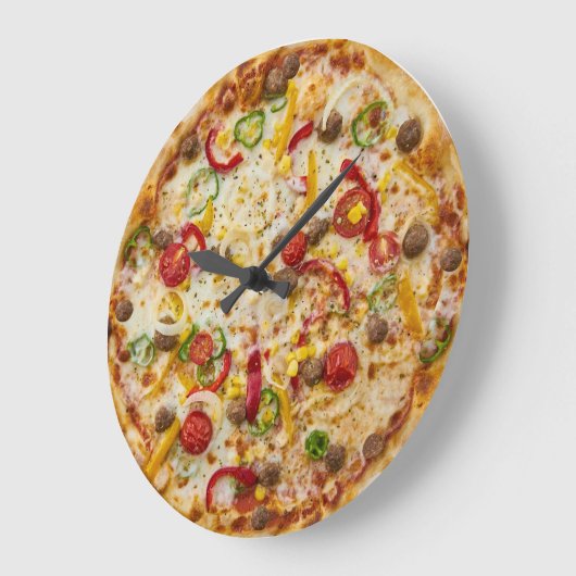 Pizza Wall Clock Grote Klok (Hoek)