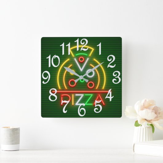 Pizza wandklok (Huis)