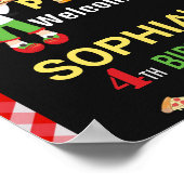 Pizza welkome partij Pizza-partij Poster (Hoek)