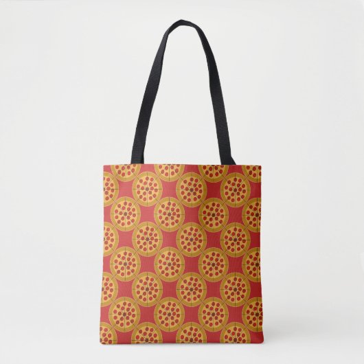 Pizza Wheels Tote Bag (Voorkant)