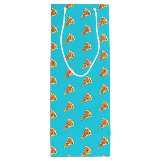 Pizza Wijn Cadeautas (Achterkant)