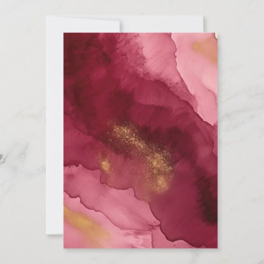 Pizza Wijn Perfect Pair Paar Coed Bruiloft Douche Kaart (Achterkant)