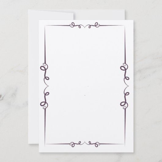 pizza | Wijn Vrijgezellenfeest Kaart (Achterkant)