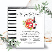 Pizza & Wine Italiaans - Perfect Paar Dinner Kaart