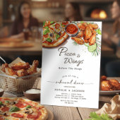 Pizza & Wings voor het diner van de repetitie Kaart